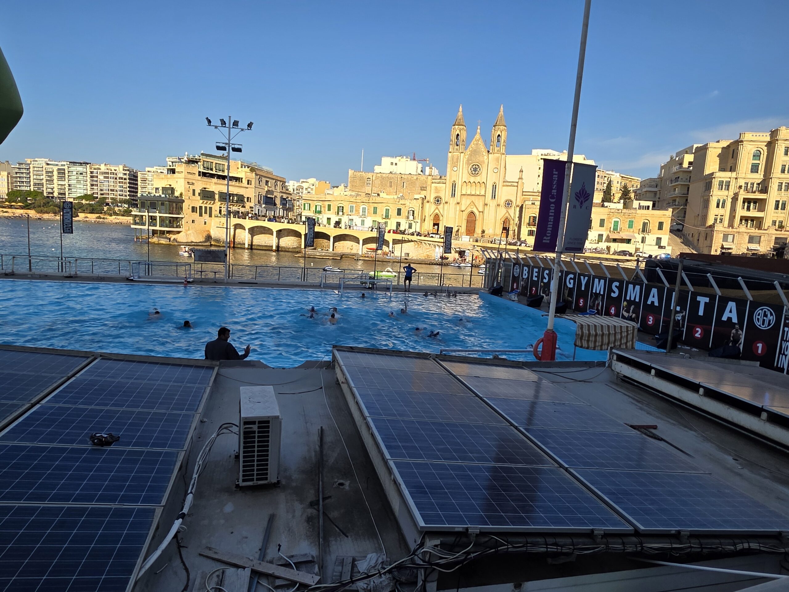 Balluta Bay - one of St. Julian's most beloved local swimming spots