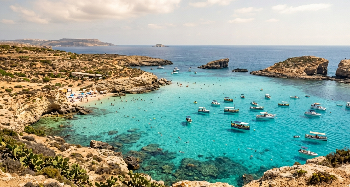 Blue Lagoon Malta – The Complete Travel Guide to Malta’s Most Famous Crystal-Clear Paradise