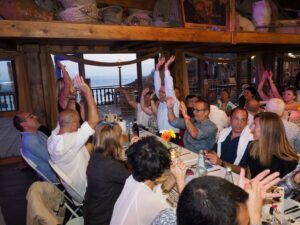 dinner at popeye village