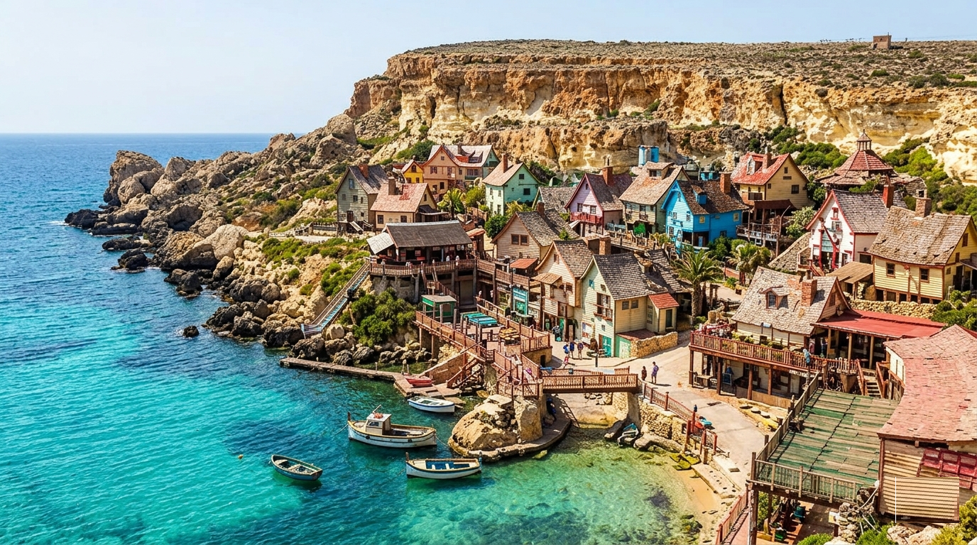 Popeye Village Malta: The Film Set That Became One of Malta’s Favourite Attractions