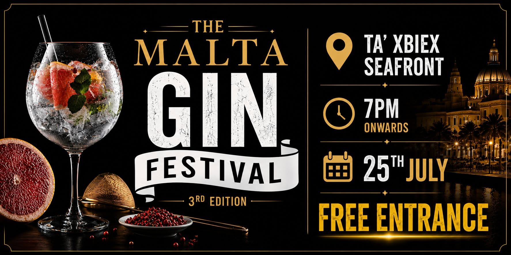 The Malta Gin Festival is Back – 3rd Edition