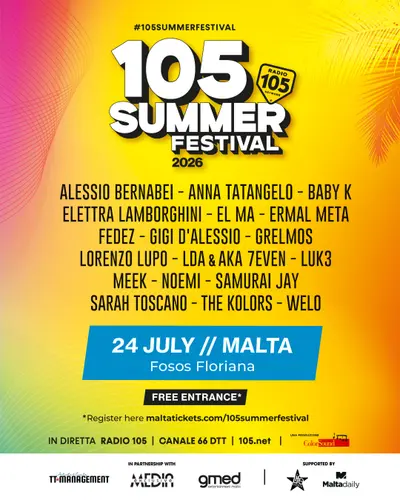105 summer event in malta
