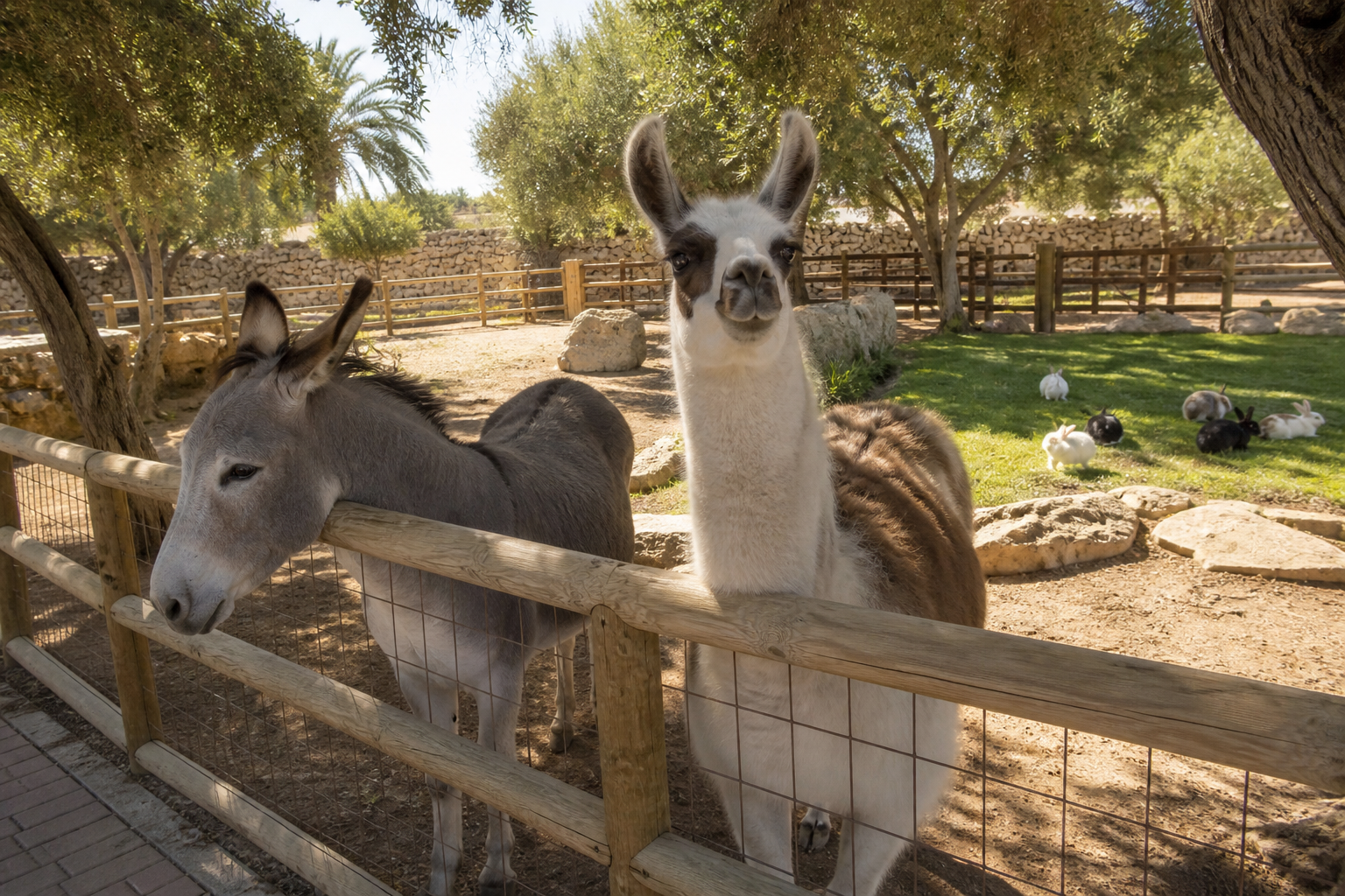 Ta’ Qali Petting Farm: Llamas, Rabbits and a Donkey Called Muriel