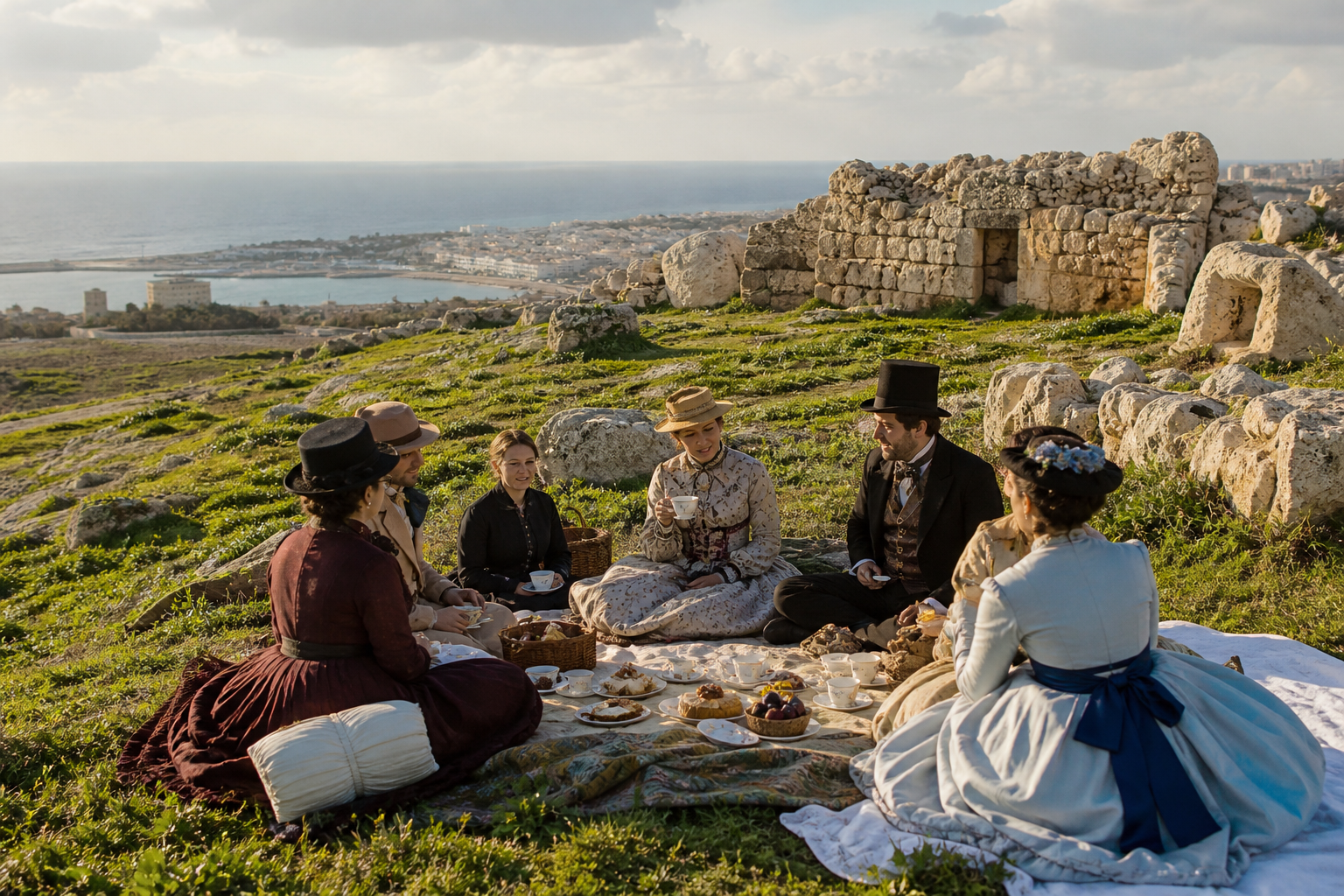 Picnic in the 1800s at Borġ in-Nadur: Victorian Afternoon Tea on 17 October 2026